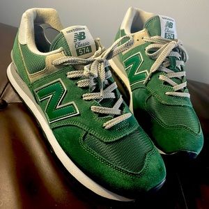 Rare!!! New Balance Classic 574 in Green,Grey,& White